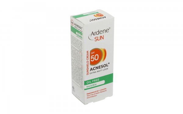 کرم ضدآفتاب SPF50 آردن مدل Invisible مقدار 50 میلی‌لیتر