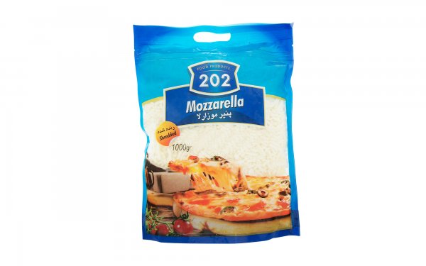 پنیر پیتزا موزارلا 202 مقدار 1 کیلوگرم