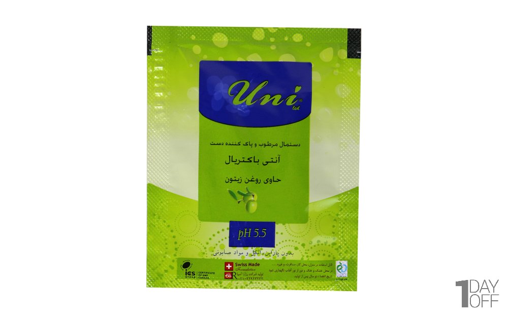 دستمال مرطوب و پاک‌کننده دست 40 عددی یونی‌لد