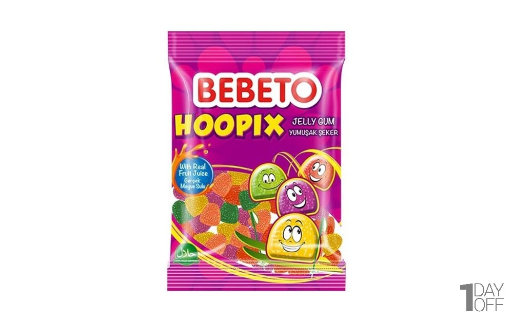 پاستیل ببتو طرح Hoopix مقدار 80 گرم