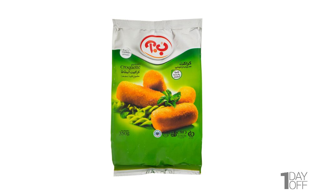کراکت سیب‌زمینی ب.آ مقدار 350 گرم