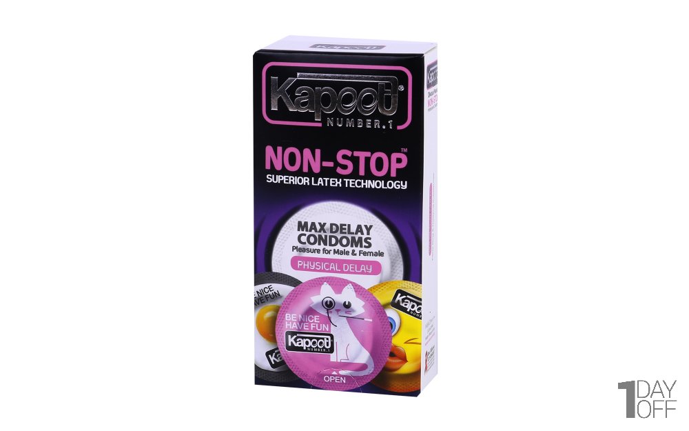 کاندوم کاپوت (Kapoot) مدل Non-Stop