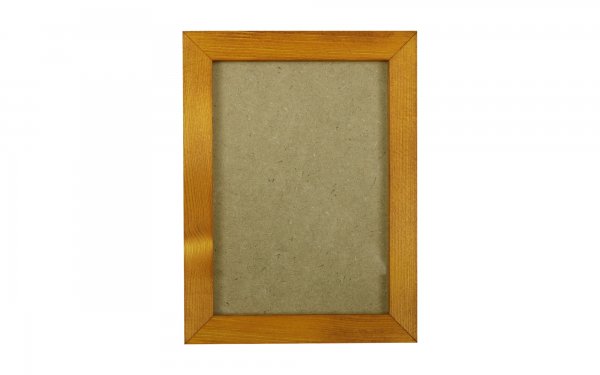قاب عکس چوبی دست ساز ابعاد 15x20 سانتی‌متر رنگ زرد