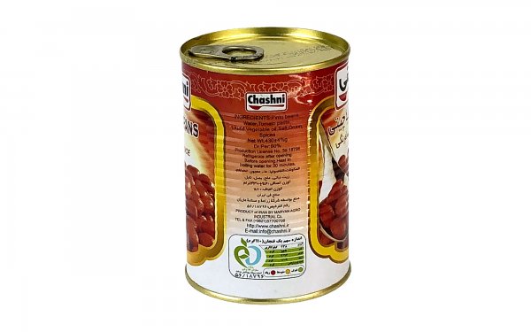کنسرو لوبیا چیتی چاشنی مقدار 430 گرم