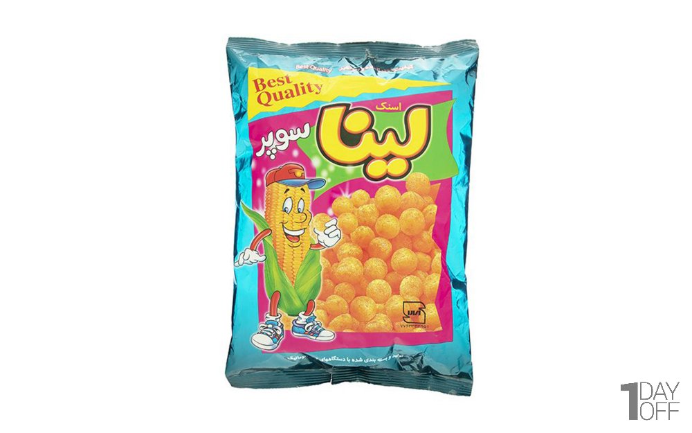 اسنک سوپر توپی لینا مقدار 140 گرم 