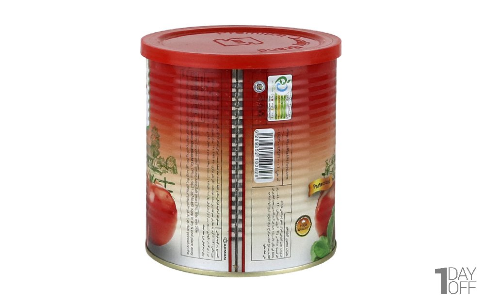رب گوجه‌فرنگی خوشبخت مقدار 800 گرم