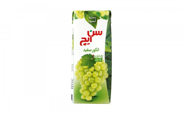  نکتار انگور سفید سن‌ایچ مقدار 200 میلی‌لیتر