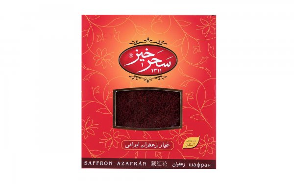زعفران سرگل کادویی سحرخیز مقدار 3 مثقال (13.824 گرم)