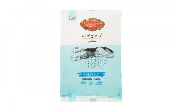 آرد برنج گلستان مقدار 300 گرم