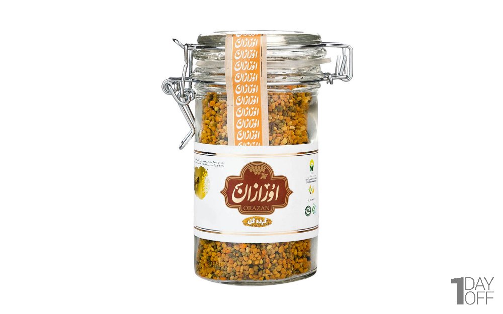 گرده گل ارگانیک اورازان مقدار 150 گرم