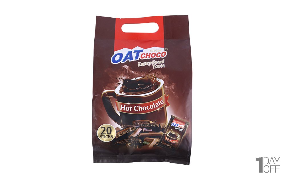 هات‌ چاکلت اوت چوکو (Oat Choco) بسته 20 عددی 