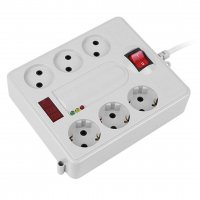 محافظ 6 راهی دیجیتال پارت الکتریک مدل Home Appliances با کابل 5 متر
