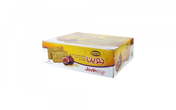 بیسکویت با شیره انجیر و تزئین کنجد جوین گرجی مقدار 920 گرم