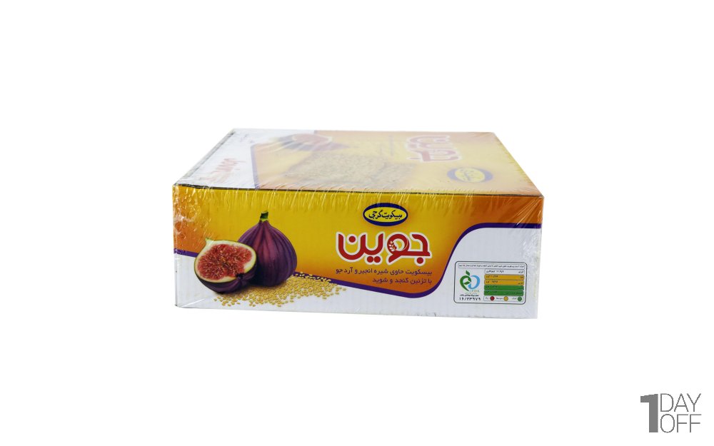 بیسکویت با شیره انجیر و تزئین کنجد جوین گرجی مقدار 920 گرم