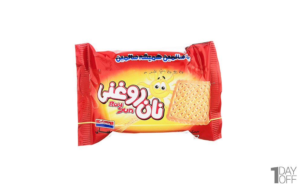 نان روغنی سالمین مقدار 25 گرم