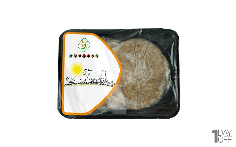 گوشت چرخکرده مخلوط همبرگر منجمد زی پرو مقدار 500 گرم