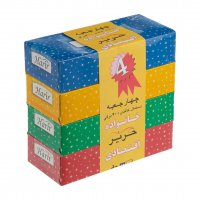 دستمال کاغذی 100 برگ حریر بسته 4 عددی