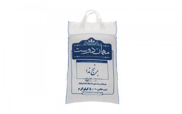 برنج ندا مهمان‌دوست مقدار 5 کیلوگرم