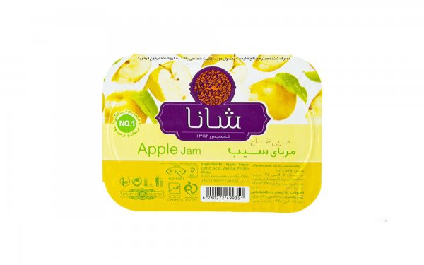 مربا سیب شانا مقدار 225 گرم
