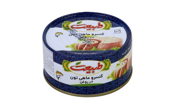 کنسرو ماهی‌ تون در روغن طبیعت مقدار 150 گرم