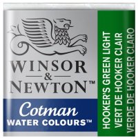 قرص آبرنگ وینزور (Winsor) سری Cotman رنگ HOOKERS GRN LGT