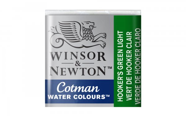 قرص آبرنگ وینزور (Winsor) سری Cotman رنگ HOOKERS GRN LGT