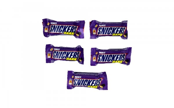 مینی شکلات اسنیکرز (SNICKERS) مدل دارک بسته 5 عددی 