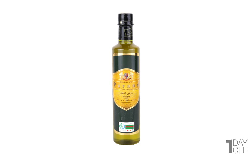روغن کنجد مخصوص پخت و پز و سالاد پرند مقدار 500 میلی‌لیتر