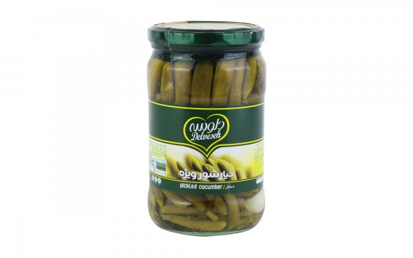 خیارشور ویژه دلوسه مقدار 750 گرم