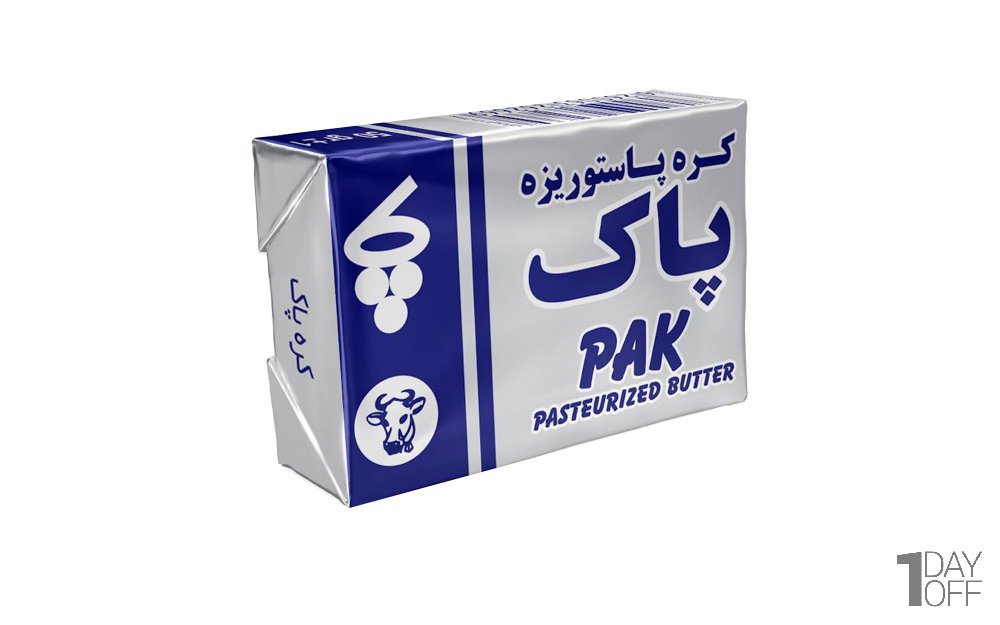 کره پاستوریزه پاک مقدار 50 گرم