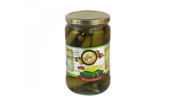 خیارشور توکل مقدار 680 گرم