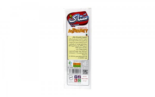 بیسکویت الفبای هفت غله ستاک مقدار 430 گرم