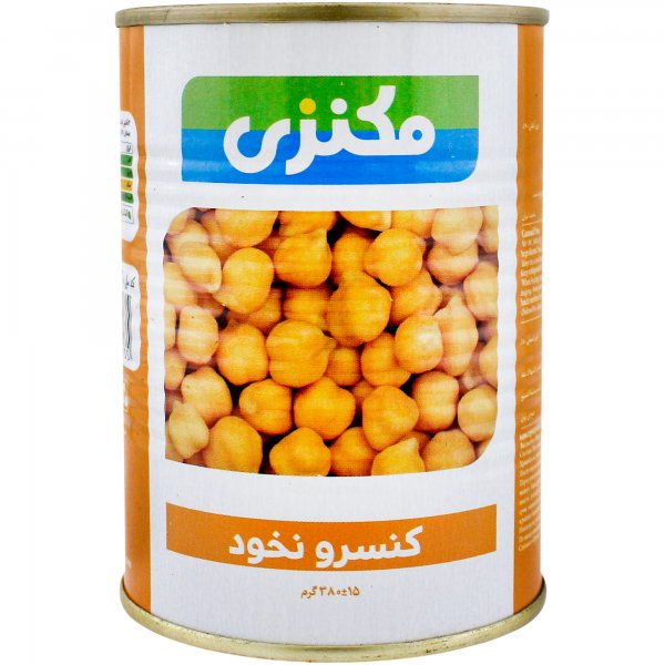 کنسرو نخود طلایی مکنزی مقدار 380 گرم