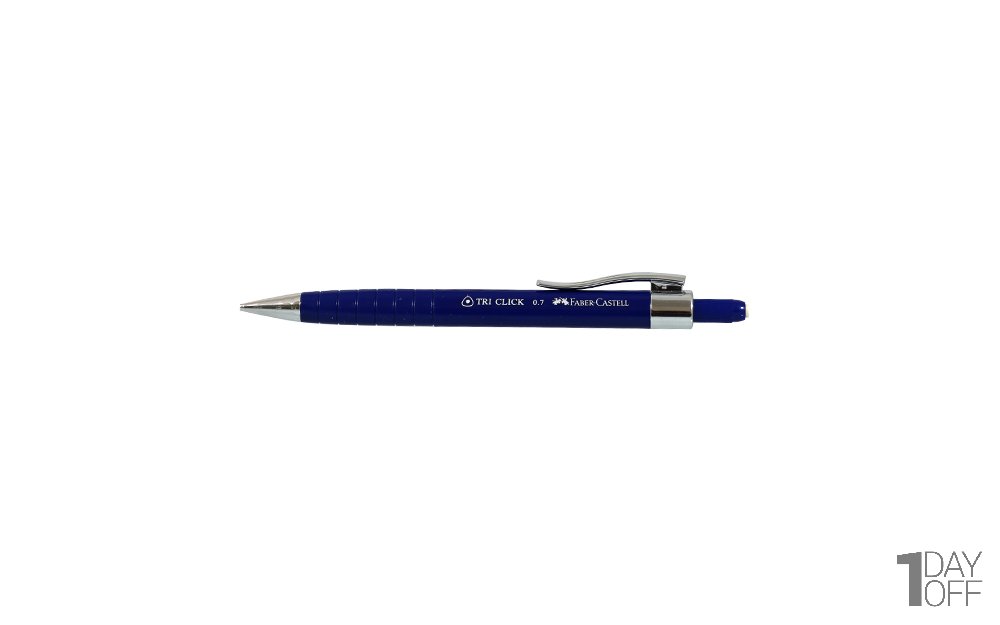  مداد نوکی 0.7 میلی‌متری فابر کاستل (Faber Castell) مدل Tri Click رنگ سرمه‌ای 