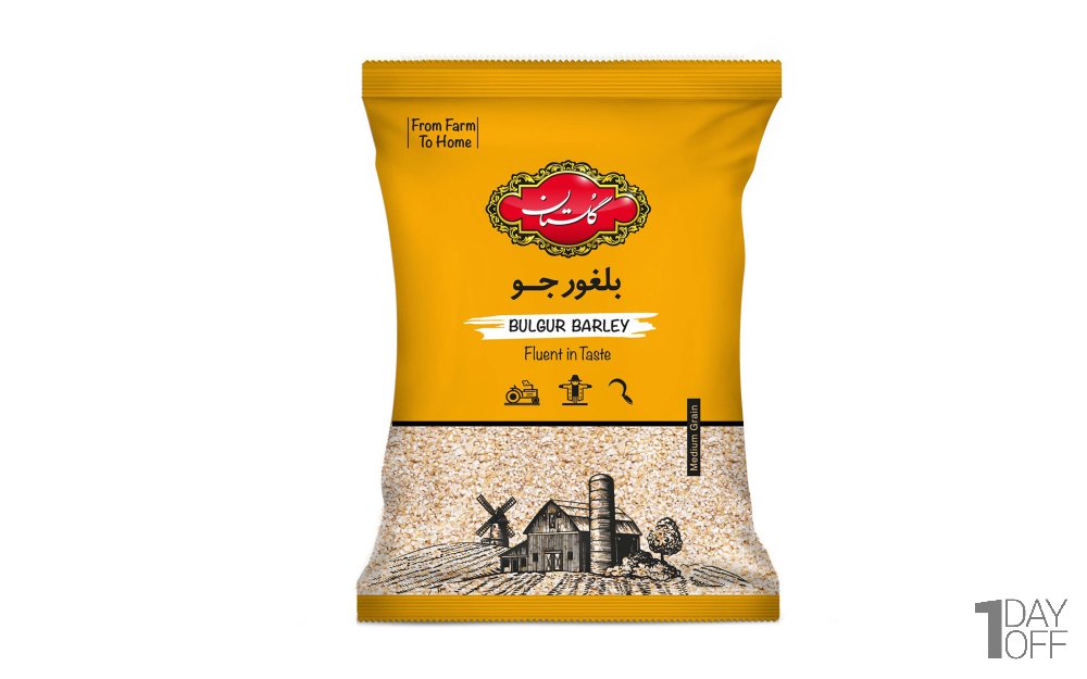 بلغور جو گلستان مقدار 900 گرم
