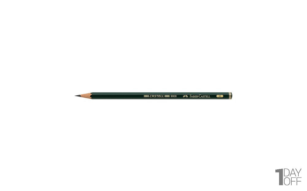 مداد مشکی فابر کاستل (Faber Castell) مدل 9000 نوع H