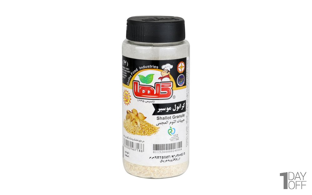 گرانول موسیر گلها مقدار 100 گرم