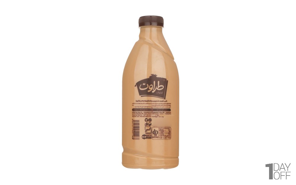 شیر قهوه کم‌چرب طراوت مقدار 1 لیتر 