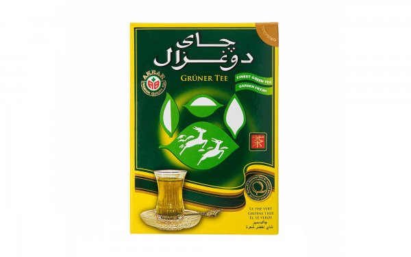 چای سبز شکسته دوغزال مقدار 100 گزم
