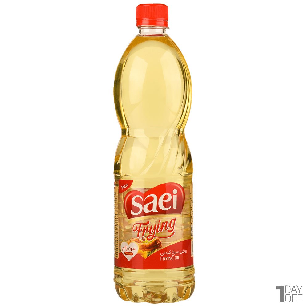 روغن سرخ‌کردنی بدون پالم ساعی مقدار 900 میلی‌لیتر