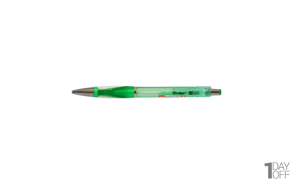 مداد نوکی 0.5 میلی‌متری پارسیکار مدل  JM809 رنگ سبز تیره شفاف 