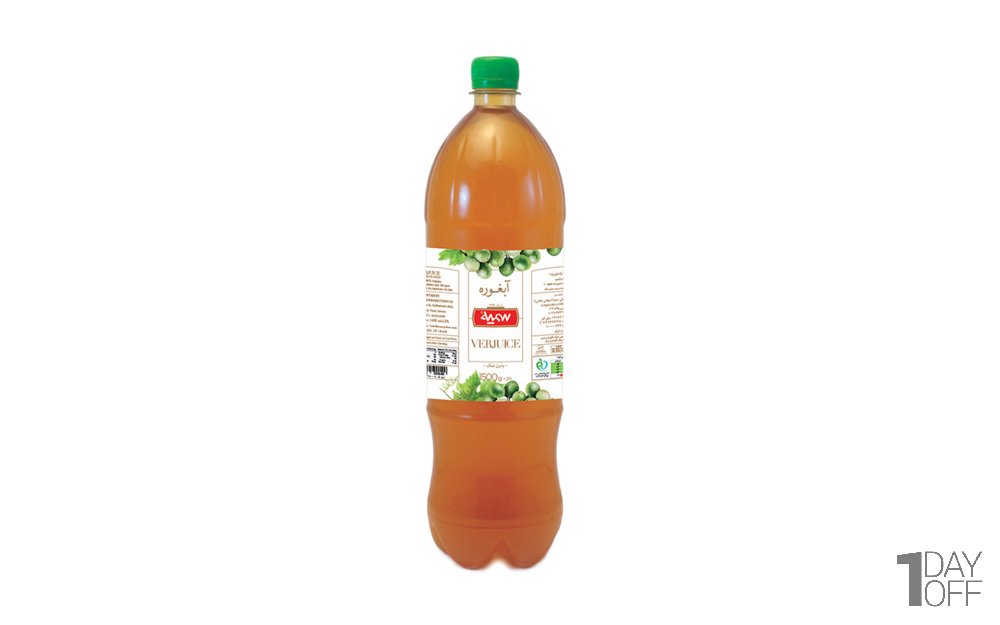 آبغوره طبیعی سمیه مقدار 1.5 لیتر 