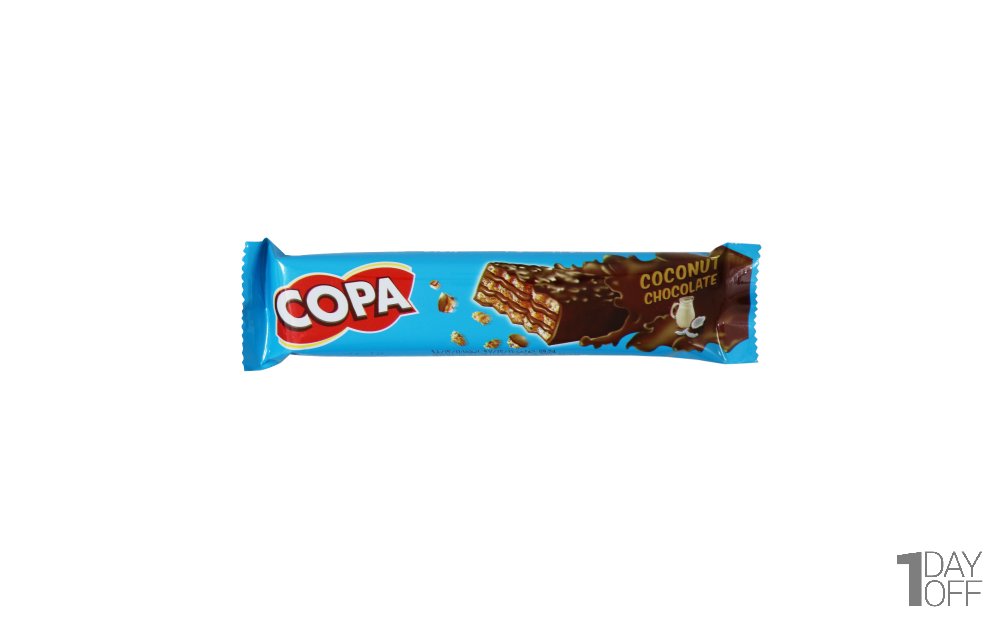 ویفر کاکائویی نارگیلی کوپا مقدار 32 گرم