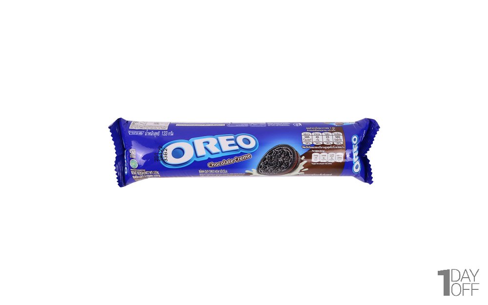 بیسکویت شکلاتی کرمدار اورئو (Oreo) مقدار 133 گرم