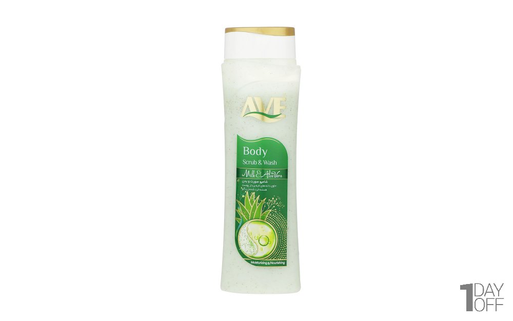 شامپو اسکراب صورت و بدن مدل Milk And AloeVera اوه مقدار 380 گرم
