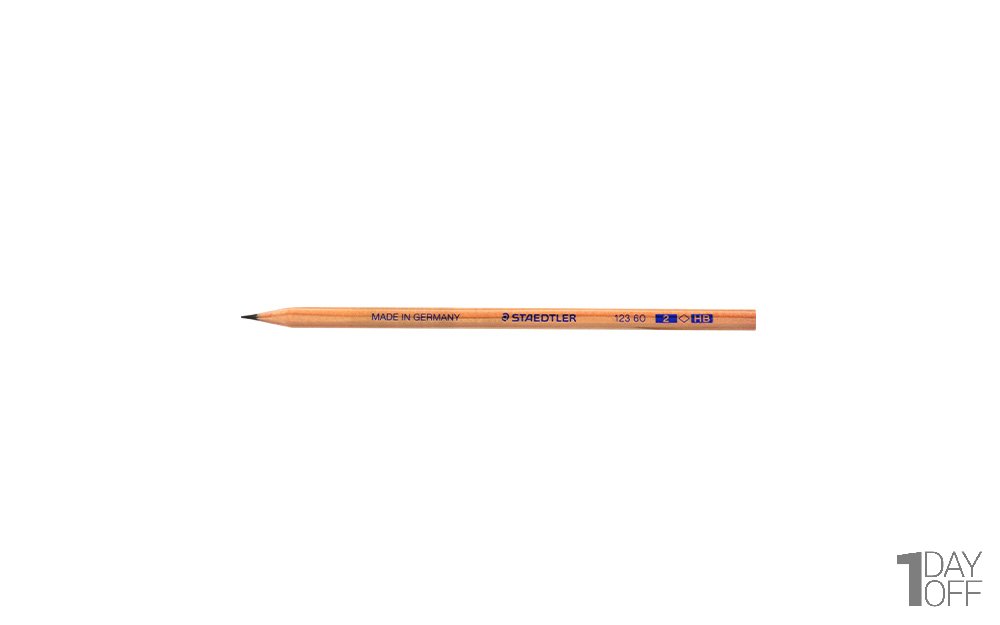 مداد مشکی استدلر (Staedtler) مدل 123-60 نوع HB