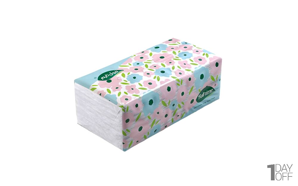 دستمال کاغذی اقتصادی 250 برگ فول تایم (کیفیت خوب)