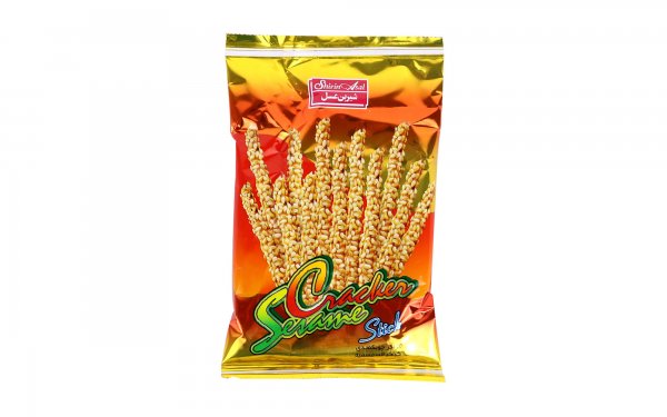 بیسکویت چوب‌شور کنجدی شیرین‌عسل مقدار 30 گرم
