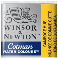 قرص آبرنگ وینزور (Winsor) سری Cotman رنگ GAMBOGE HUE