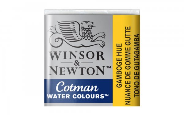 قرص آبرنگ وینزور (Winsor) سری Cotman رنگ GAMBOGE HUE